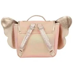CARAMEL & CIE Cartable Maternelle Pailleté Papillon Corail -Sorties et bagagerie boutique cartable maternelle paillete papillon corail 4