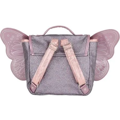 CARAMEL & CIE Cartable Maternelle Pailleté Papillon Violet 5 CARAMEL & CIE Cartable Maternelle Pailleté Papillon Violet – Image 3