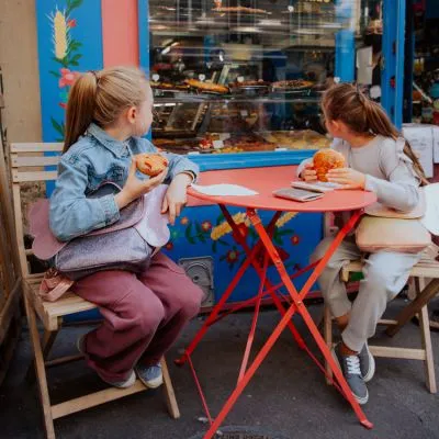 CARAMEL & CIE Cartable Maternelle Pailleté Papillon Violet 9 CARAMEL & CIE Cartable Maternelle Pailleté Papillon Violet – Image 7
