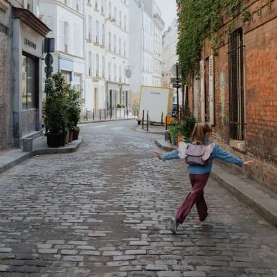 CARAMEL & CIE Cartable Maternelle Pailleté Papillon Violet 10 CARAMEL & CIE Cartable Maternelle Pailleté Papillon Violet – Image 8