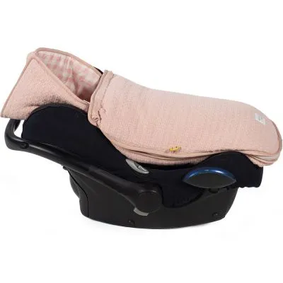 Walking Mum Chancelière Pour Nacelle & Siège Auto Gr 0 Hiver Vichy Rose (0-24 Mois) 8 Walking Mum Chancelière Pour Nacelle & Siège Auto Gr 0 Hiver Vichy Rose (0-24 Mois) – Image 6