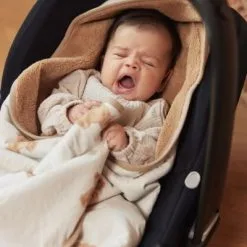 Jollein Couverture Nomade Enveloppante Teddy Bear -Sorties et bagagerie boutique couverture nomade enveloppante teddy bear 11