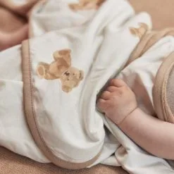 Jollein Couverture Nomade Enveloppante Teddy Bear -Sorties et bagagerie boutique couverture nomade enveloppante teddy bear 8