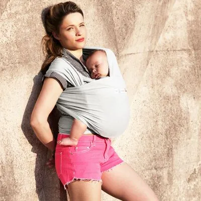 Je Porte Mon Bébé / Love Radius Echarpe De Portage En Coton Bio Basic Perle 7 Je Porte Mon Bébé / Love Radius Echarpe De Portage En Coton Bio Basic Perle – Image 5