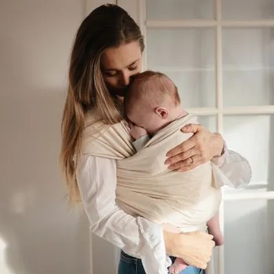 Mushie Echarpe De Portage Ivory 13 Mushie Echarpe De Portage Ivory – Image 11