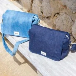 BEBEL Mini Sac à Langer Jean Foncé -Sorties et bagagerie boutique mini sac a langer jean fonce 4