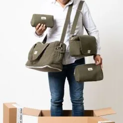 BEBEL Mini Sac à Langer Kaki Comme Un Bonbon -Sorties et bagagerie boutique mini sac a langer kaki comme un bonbon 4