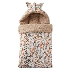 BB&CO Nid D'ange Passe Sangle En Fourrure Caramel Forest (0-6 Mois)