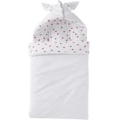 BB&CO Nid D'ange Passe Sangle En Polaire Mon Petit Cœur (0-6 Mois)