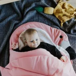 Baby Bites Nid D'ange Passe Sangle Flamant Rose (80 Cm) -Sorties et bagagerie boutique nid d ange passe sangle flamant rose 80 cm 5