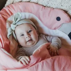 Baby Bites Nid D'ange Passe Sangle Flamant Rose (80 Cm) -Sorties et bagagerie boutique nid d ange passe sangle flamant rose 80 cm 7