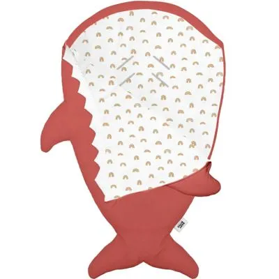 Baby Bites Nid D'ange Requin Terracotta (95 Cm) 4 Baby Bites Nid D'ange Requin Terracotta (95 Cm) – Image 2