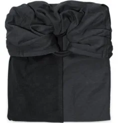 Je Porte Mon Bébé / Love Radius Petite écharpe Sling Sans Noeud Gris Anthracite Et Noir