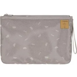 LÄSSIG Pochette De Change Blocks Taupe