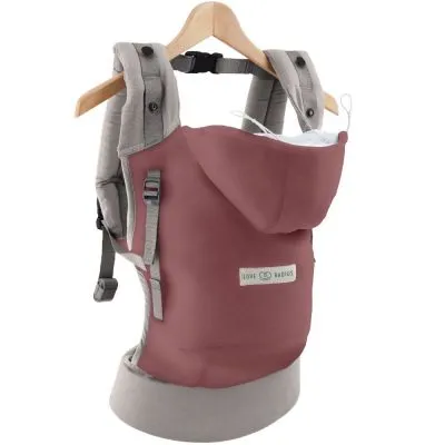 Je Porte Mon Bébé / Love Radius Porte Bébé HoodieCarrier Bois De Rose + Booster Réhausseur Et Cale-tête 5 Je Porte Mon Bébé / Love Radius Porte Bébé HoodieCarrier Bois De Rose + Booster Réhausseur Et Cale-tête – Image 3