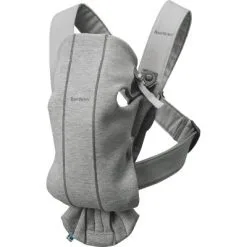 BabyBjörn Porte Bébé Mini Jersey 3D Gris Clair