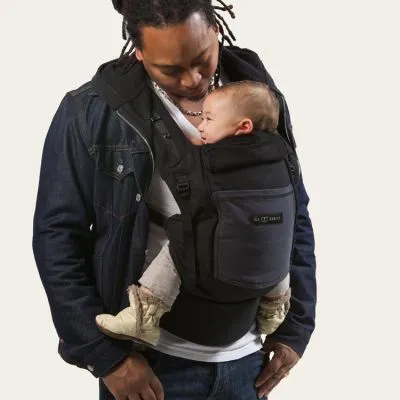 Je Porte Mon Bébé / Love Radius Porte Bébé PhysioCarrier En Coton Noir Et Anthracite 9 Je Porte Mon Bébé / Love Radius Porte Bébé PhysioCarrier En Coton Noir Et Anthracite – Image 7