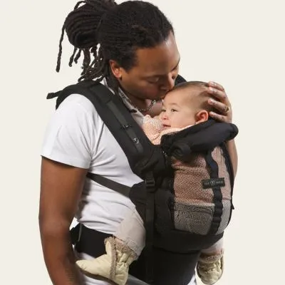 Je Porte Mon Bébé / Love Radius Porte Bébé PhysioCarrier En Coton Noir Et Anthracite 10 Je Porte Mon Bébé / Love Radius Porte Bébé PhysioCarrier En Coton Noir Et Anthracite – Image 8