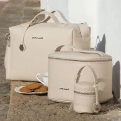 Pasito A Pasito Range Sucette Biscuit Beige -Sorties et bagagerie boutique range sucette biscuit beige 6