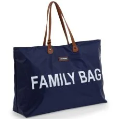 Childhome Sac à Anses Family Bag Bleu Marine -Sorties et bagagerie boutique sac a anses family bag bleu marine 4