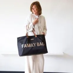 Childhome Sac à Anses Family Bag Bleu Marine -Sorties et bagagerie boutique sac a anses family bag bleu marine 5