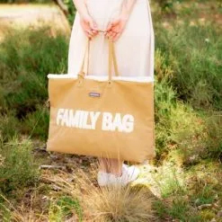 Childhome Sac à Anses Family Bag Effet Suédine -Sorties et bagagerie boutique sac a anses family bag effet suedine 5