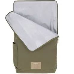 LÄSSIG Sac à Dos à Langer En Polyester Recyclé Green Label Rolltop Olive -Sorties et bagagerie boutique sac a dos a langer en polyester recycle green label rolltop olive 4