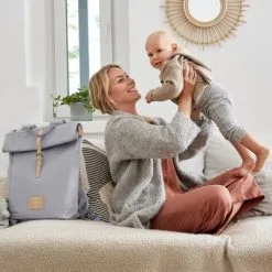 LÄSSIG Sac à Dos à Langer En Polyester Recyclé Gris Rolltop Green Label 24 LÄSSIG Sac à Dos à Langer En Polyester Recyclé Gris Rolltop Green Label -Sorties et bagagerie boutique sac a dos a langer en polyester recycle gris rolltop green label 10