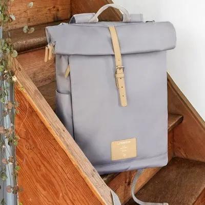 LÄSSIG Sac à Dos à Langer En Polyester Recyclé Gris Rolltop Green Label 13 LÄSSIG Sac à Dos à Langer En Polyester Recyclé Gris Rolltop Green Label – Image 11