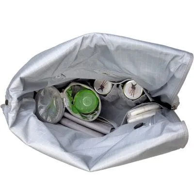 LÄSSIG Sac à Dos à Langer En Polyester Recyclé Gris Rolltop Green Label 5 LÄSSIG Sac à Dos à Langer En Polyester Recyclé Gris Rolltop Green Label – Image 3