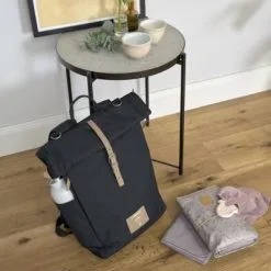 LÄSSIG Sac à Dos à Langer En Polyester Recyclé Rolltop Bleu Nuit 36 LÄSSIG Sac à Dos à Langer En Polyester Recyclé Rolltop Bleu Nuit -Sorties et bagagerie boutique sac a dos a langer en polyester recycle rolltop bleu nuit 16