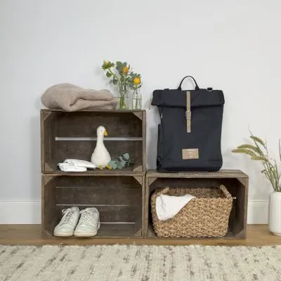 LÄSSIG Sac à Dos à Langer En Polyester Recyclé Rolltop Bleu Nuit 19 LÄSSIG Sac à Dos à Langer En Polyester Recyclé Rolltop Bleu Nuit – Image 17