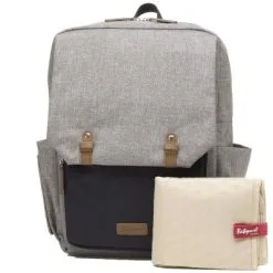 BABYMEL Sac à Dos à Langer George Gris