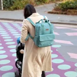 BABYMEL Sac à Dos à Langer Georgi Eco Bleu Aqua -Sorties et bagagerie boutique sac a dos a langer georgi eco bleu aqua 10