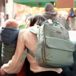 BABYMEL Sac à Dos à Langer Georgi Eco Bleu Aqua -Sorties et bagagerie boutique sac a dos a langer georgi eco bleu aqua 11