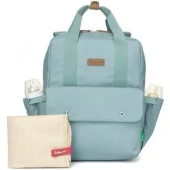 BABYMEL Sac à Dos à Langer Georgi Eco Bleu Aqua -Sorties et bagagerie boutique sac a dos a langer georgi eco bleu aqua 3