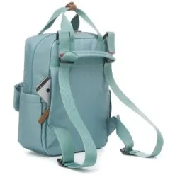 BABYMEL Sac à Dos à Langer Georgi Eco Bleu Aqua -Sorties et bagagerie boutique sac a dos a langer georgi eco bleu aqua 5