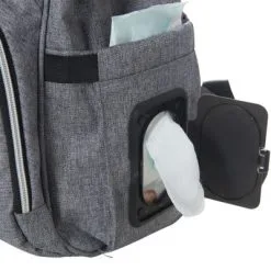 Tinéo Sac à Dos à Langer Gris 17 Tinéo Sac à Dos à Langer Gris -Sorties et bagagerie boutique sac a dos a langer gris 3