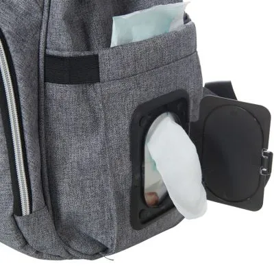 Tinéo Sac à Dos à Langer Gris 5 Tinéo Sac à Dos à Langer Gris – Image 3