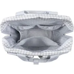 Walking Mum Sac à Dos à Langer I Love Vichy Gris -Sorties et bagagerie boutique sac a dos a langer i love vichy gris 13