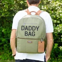 Childhome Sac à Dos à Langer Papa Daddy Bag Toile Kaki -Sorties et bagagerie boutique sac a dos a langer papa daddy bag toile kaki 6