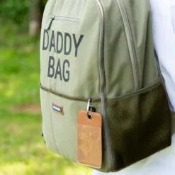 Childhome Sac à Dos à Langer Papa Daddy Bag Toile Kaki -Sorties et bagagerie boutique sac a dos a langer papa daddy bag toile kaki 8