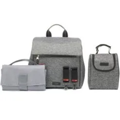 Storksak Sac à Dos à Langer St James Scuba Gris Chiné