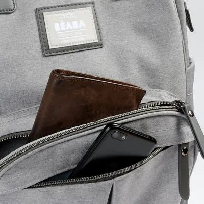 Beaba Sac à Dos à Langer Wellington Gris Chiné 10 Beaba Sac à Dos à Langer Wellington Gris Chiné – Image 8