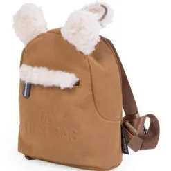 Childhome Sac à Dos Bébé My First Bag Effet Suédine (24 Cm) -Sorties et bagagerie boutique sac a dos bebe my first bag effet suedine 24 cm 2