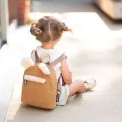 Childhome Sac à Dos Bébé My First Bag Effet Suédine (24 Cm) -Sorties et bagagerie boutique sac a dos bebe my first bag effet suedine 24 cm 4