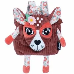 LES DEGLINGOS Sac à Dos Bébé Peluche Mélimélos La Biche