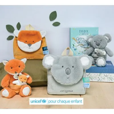 DOUDOU ET COMPAGNIE Sac à Dos Bébé UNICEF Koala 4 DOUDOU ET COMPAGNIE Sac à Dos Bébé UNICEF Koala – Image 2