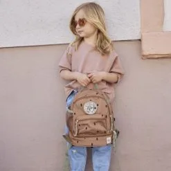 LÄSSIG Sac à Dos Happy Prints Caramel -Sorties et bagagerie boutique sac a dos happy prints caramel 3