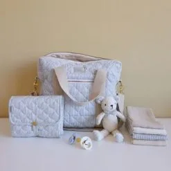 Cam Cam Copenhagen Sac à Langer à Anses Classic Stripes Blue -Sorties et bagagerie boutique sac a langer a anses classic stripes blue 3